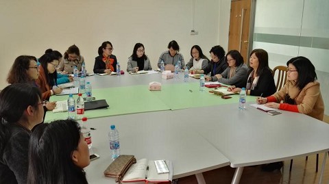 朱惠蓉带队赴金沙官网开展导师团工作调研